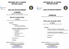 <a href="/actualites/avis-de-concours-la-garde-republicaine-et-la-musique-des-gardiens-de-la-paix" class="active">Avis de concours à la Garde Républicaine et à la Musique des Gardiens de la Paix</a><div class="smartphoto_back_link"><a href="/multimedia">Retour aux albums</a></div><div class="smartphoto_date_album">Album publié le 28/05/2019</div>