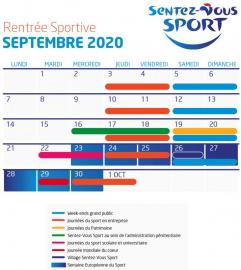 calendrier 2020 Sentez-Vous Sport