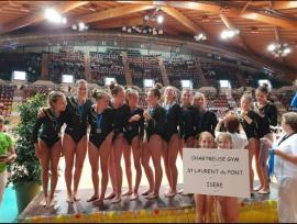 FSCF Chartreuse Gym vice-championne de France FSCF de gymnastique