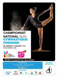 championnat national de gymnastique féminine (F2-F3) FSCF Valognes