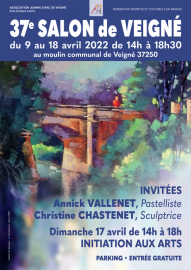 affiche du salon d'Art de Veigné