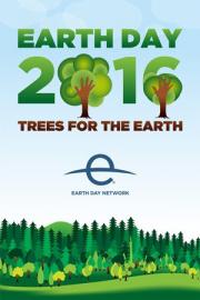 affiche du jour de la terre consacré en 2016 aux arbres