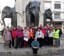 Groupe de marcheurs