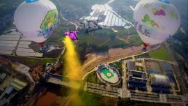 Wingsuit : belle performance de Vincent Cotte et son équipe 