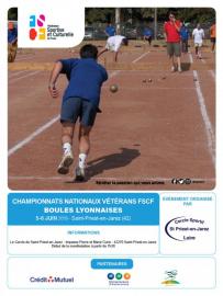 Les championnats nationaux vétérans de boules lyonnaises débutent demain !