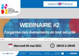 J-2 WEBINAIRE#2 : Associathèque – Mercredi 05 Mai 2021