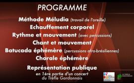 Programme MUSIQUE POUR TOUS 21 décembre 2019